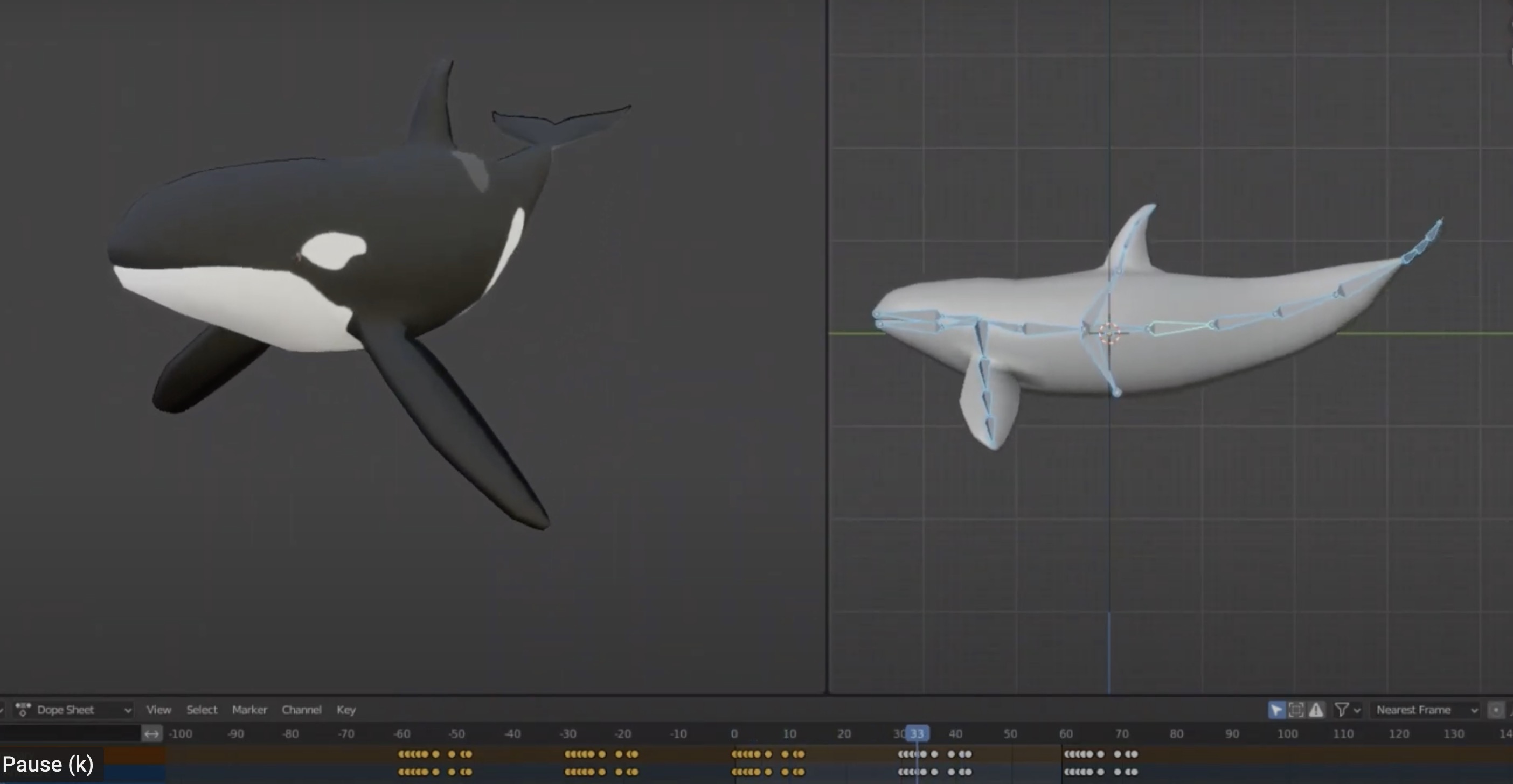 The orca model in progress